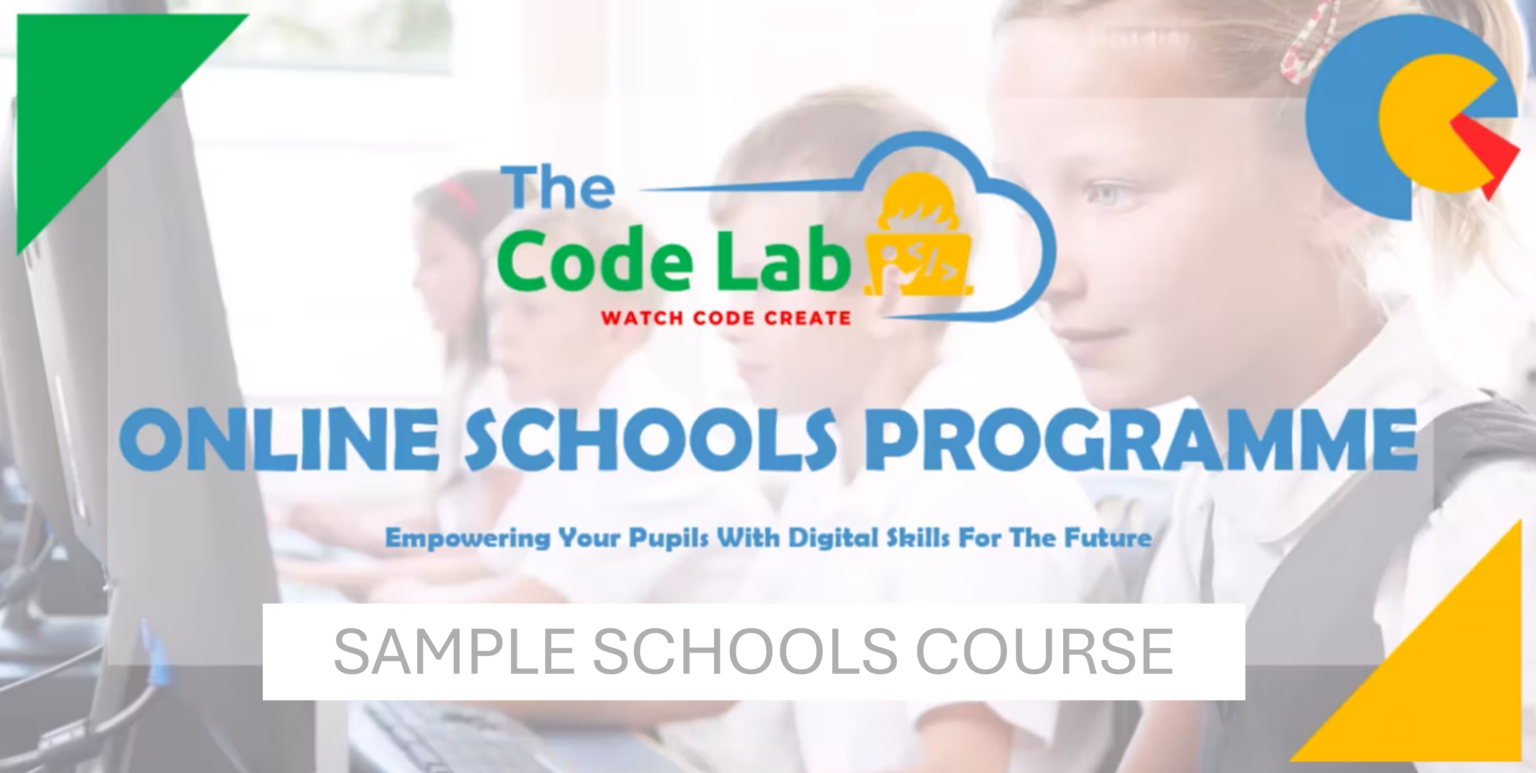 The Code Lab Schools Coding Programme - Sample Course - The Code Lab
