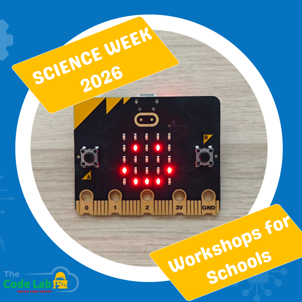 The Code lab Science Week Kids Hands On With Tech Microbit Workshops